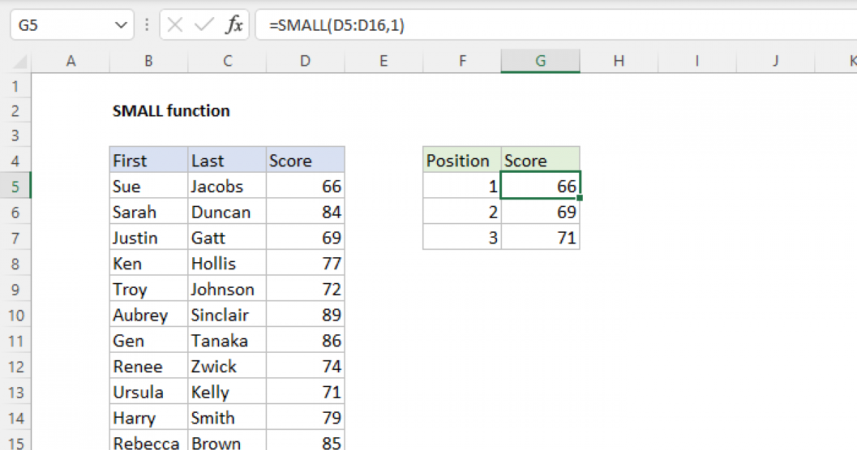 Excel Largest Value In Column